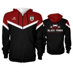 22. Schieren Zipper Black Frogs (Kid)